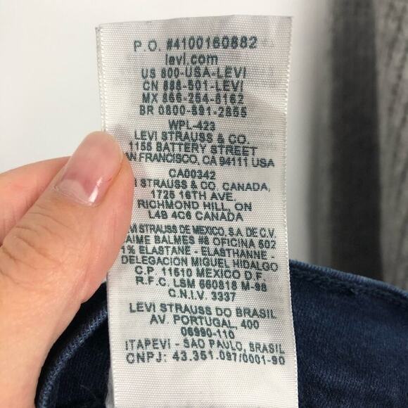 Levi’s Perfectly Slimming High Rise 512 Studded 12 - Picture 14 of 16